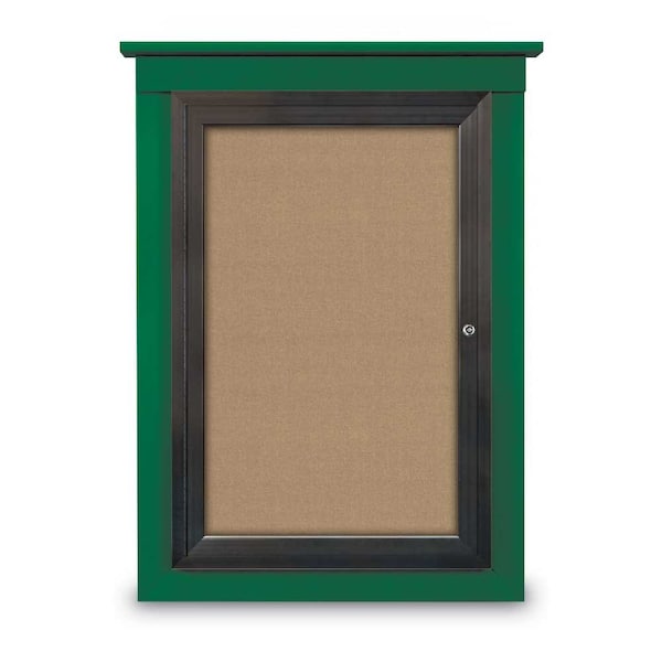 Sliding Glass Enclosed Letterboard, 96"x4